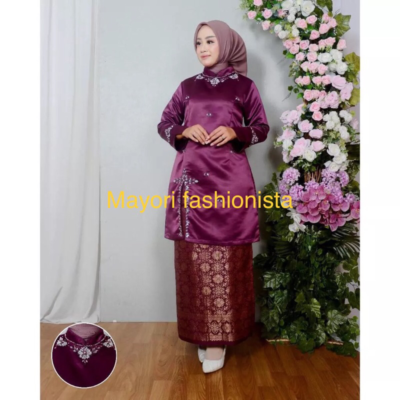 {FREE HIJAB}Set Kebaya terbaru Kurung malaysia || Set Baju Kurung Payet Mewah || Set Baju Kurung Mal