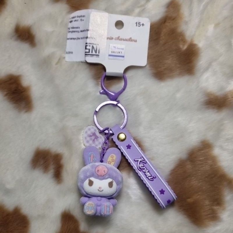 Gantungan hp/tas kuromi ori miniso