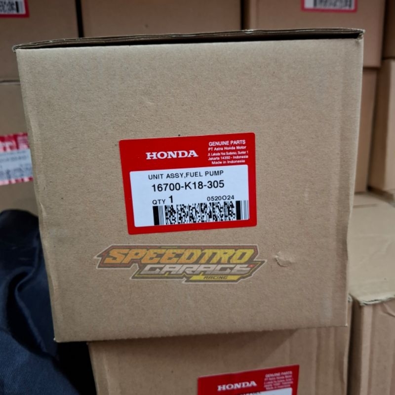 FUEL PUMP POMPA BENSIN MOTOR HONDA VERZA 150 LOBANG 3 16700-K18-305