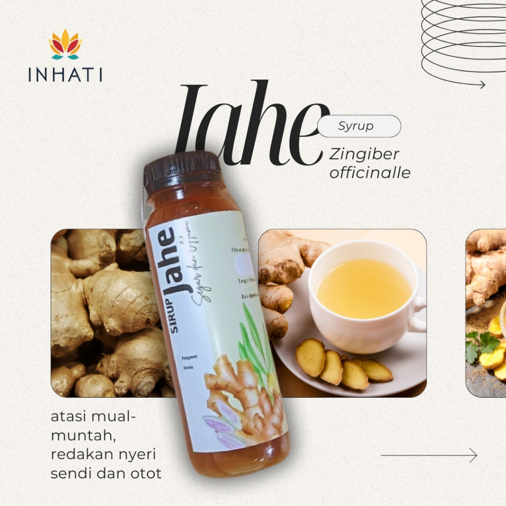 

INHATI Sirup Jahe 100% REMPAH ASLI - Atasi Mual, Muntah dan Healthy Lifestyle