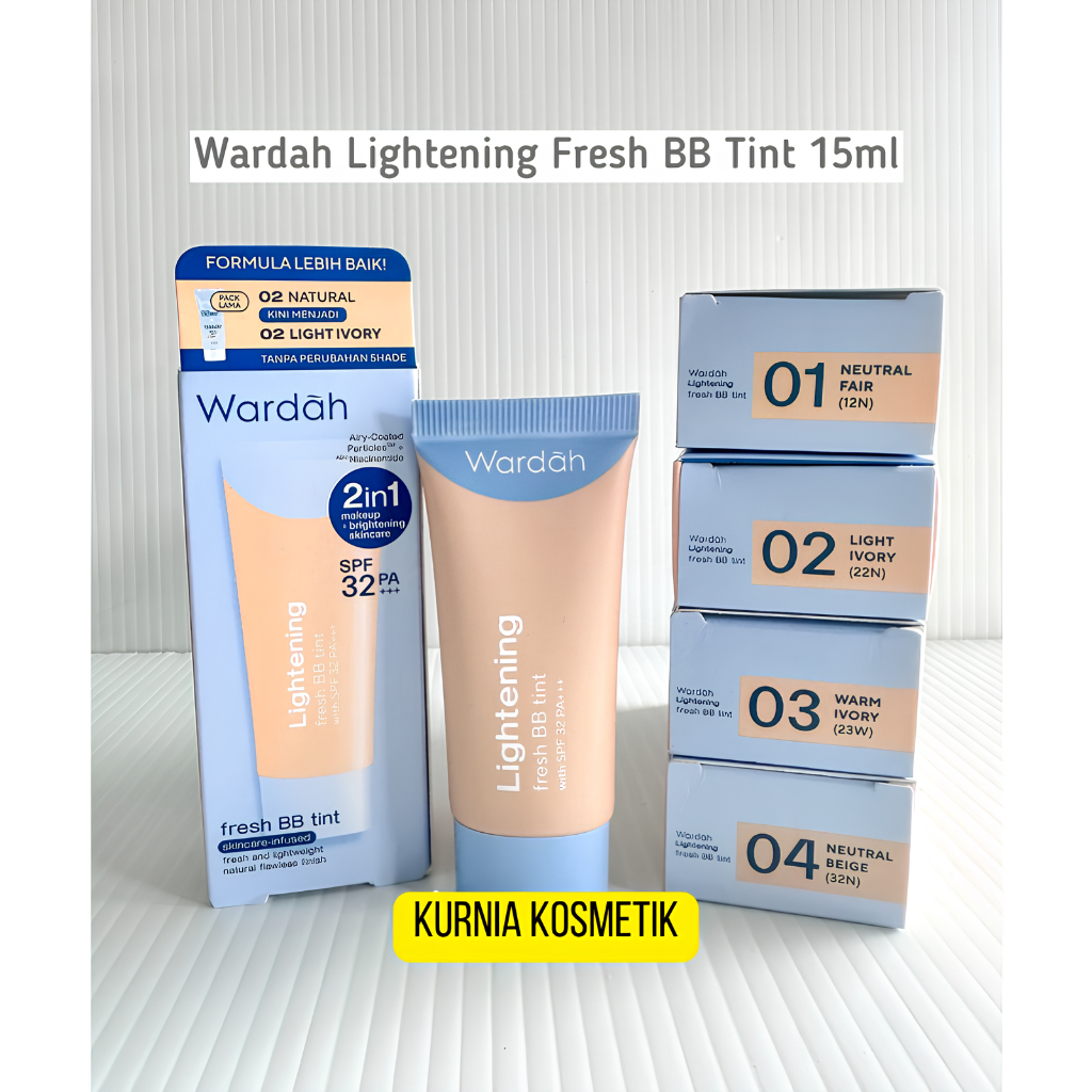 BB Cream everyday SPF 30 Wardah Lightening BB Cream 15ml Natural Light Original BPOM Wardah Everyday
