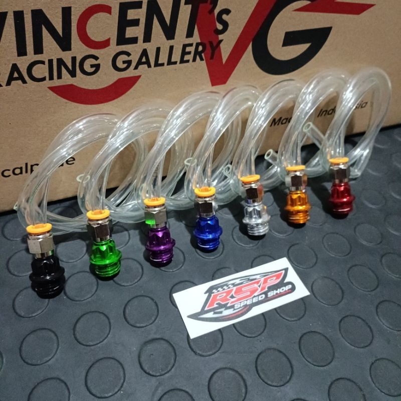 TUTUP OLI HAWA VRG ALMU CNC UNIVERSAL YAMAHA-HONDA ORIGINAL VINCENT'S RACING GALLERY