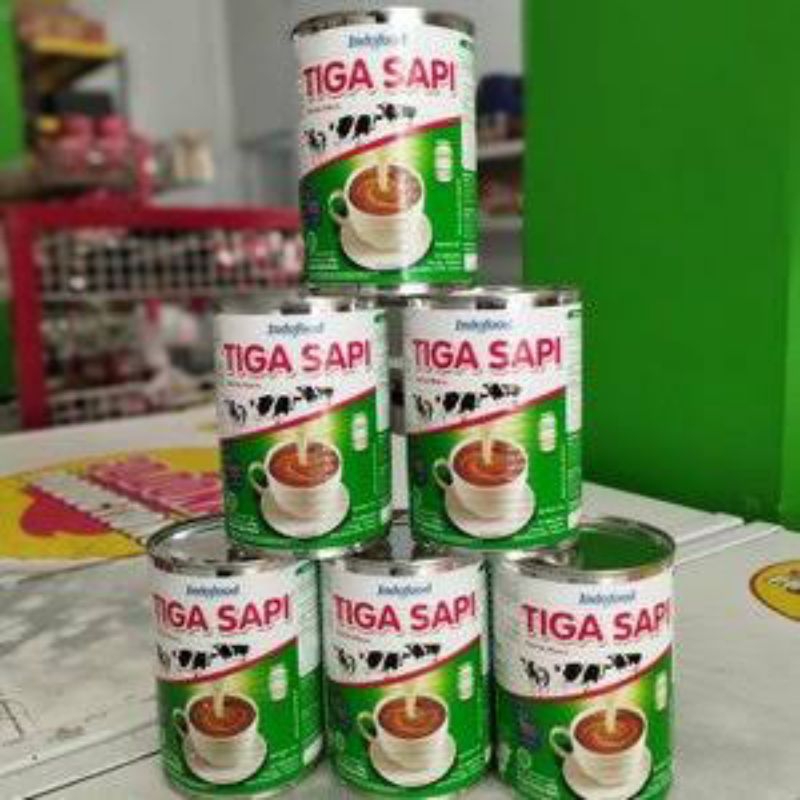 

Tiga Sapi Susu Kental Manis 490gr Kaleng Besar