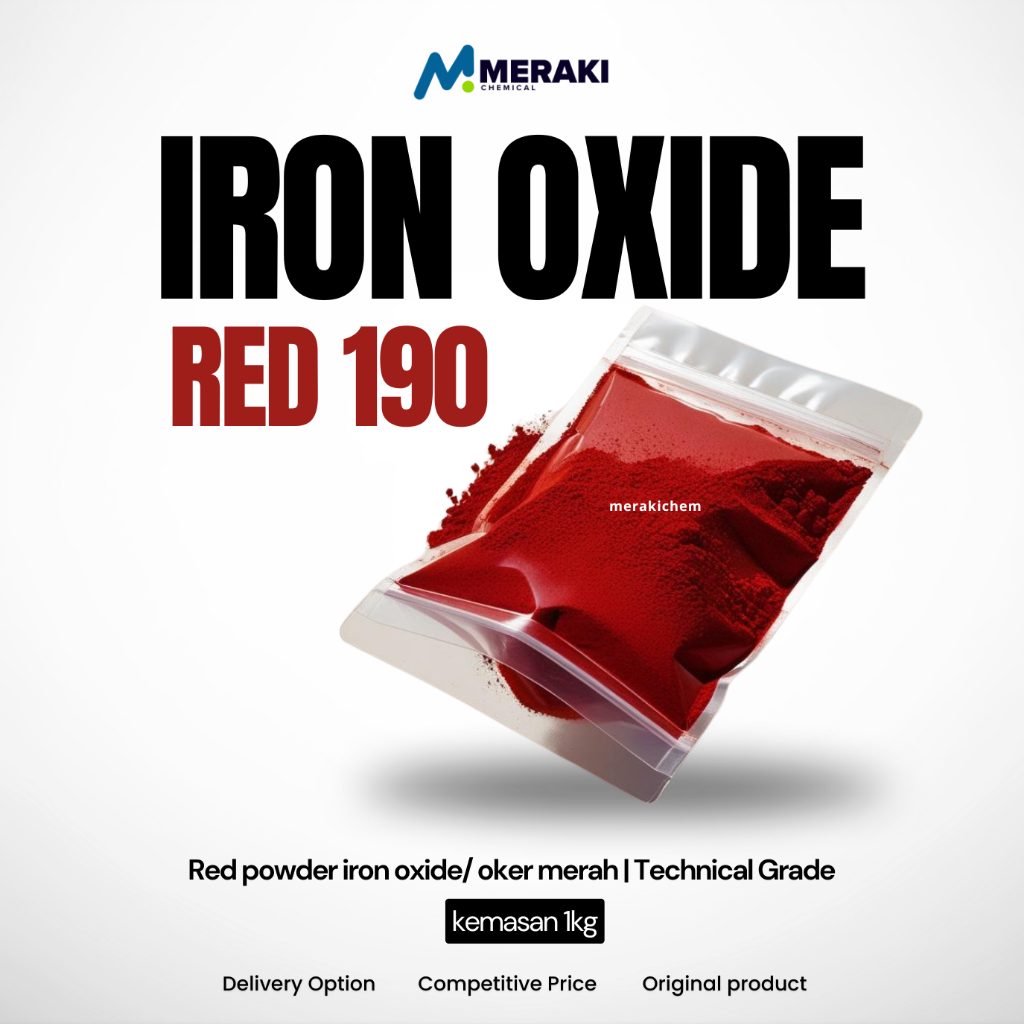 Iron Oxide/ Oker Red 190 1KG