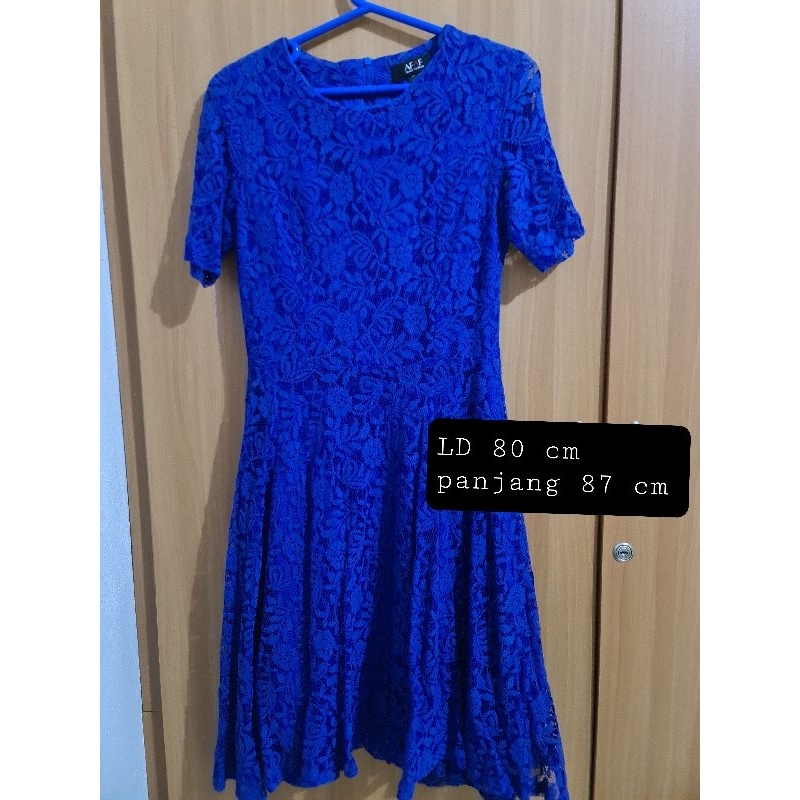 dress biru merk afaf