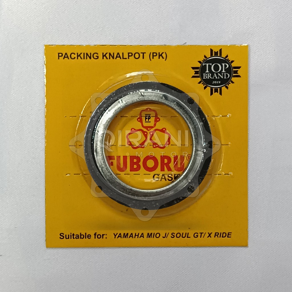 PERPAK KNALPOT MIO J / SOUL GT / X RIDE PAKING GASKET FUBORU