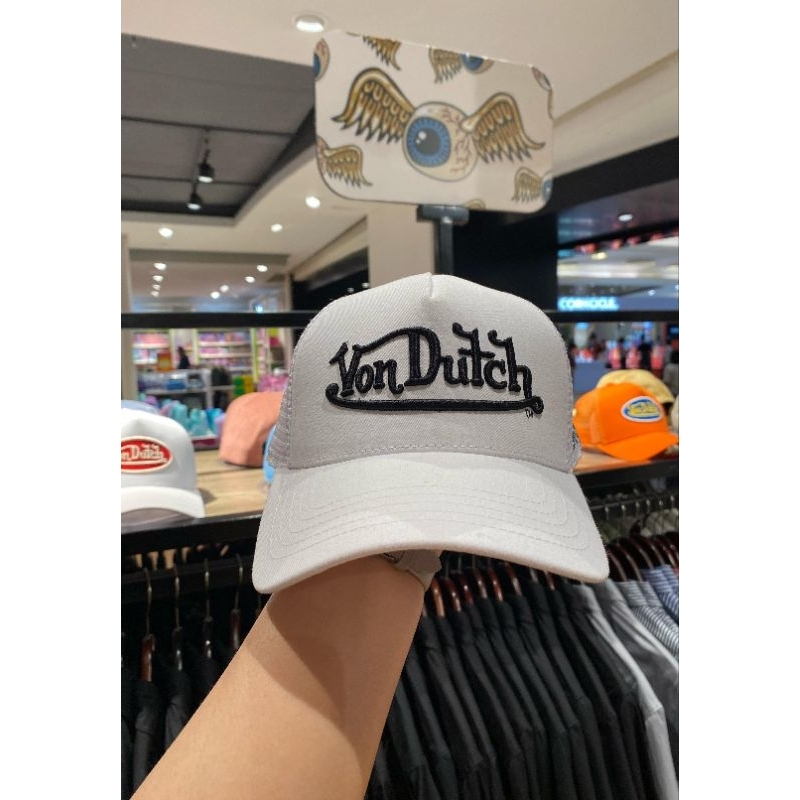 New Arrival - Vondutch Cap Men - Von Dutch Topi pria - White