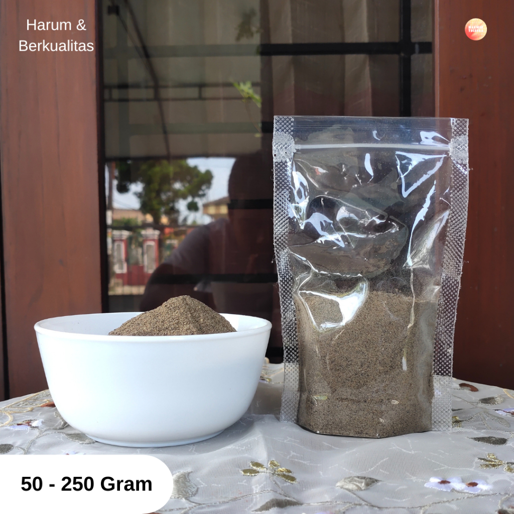 

Merica / Lada Hitam Bubuk Berkualitas Murni, Tanpa Campuran | Sedia 50 - 250 Gram