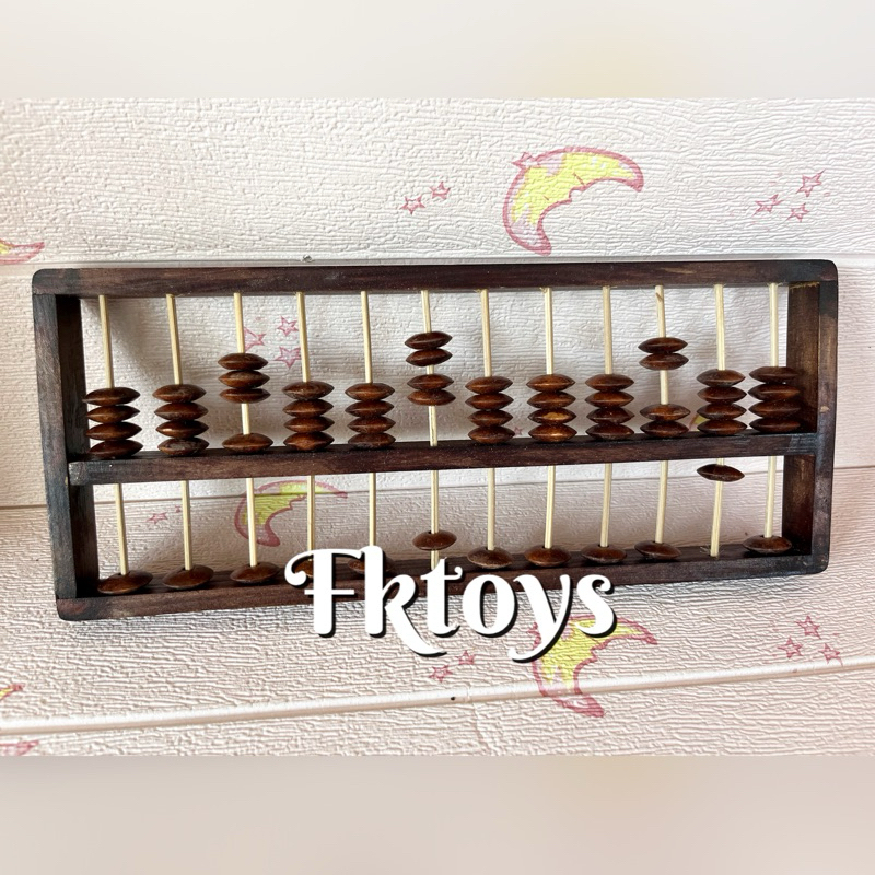 Sempoa hitung kayu sempoa anak mainan edukasi