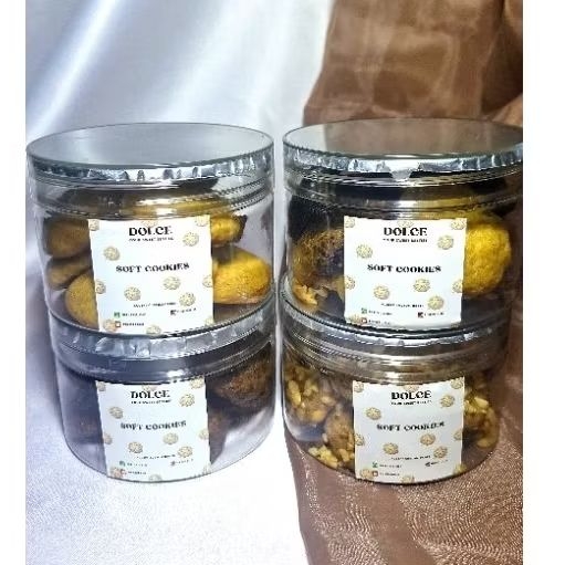 

SOFT COOKIES MINI BITES KEMASAN TOPLES JAR BY @DOLCECOOKIE_BROWNIE | SOFT COOKIES PREMIUM | SOFT COOKIES KEDIRI