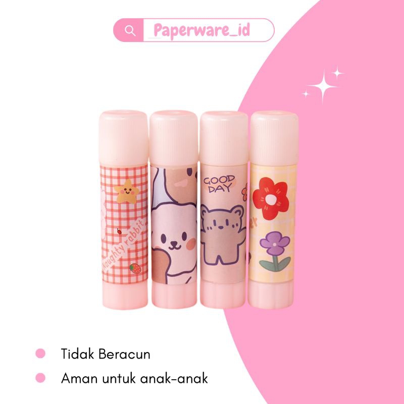 

glue stick karakter / lem stick karakter / glue stick karakter lucu
