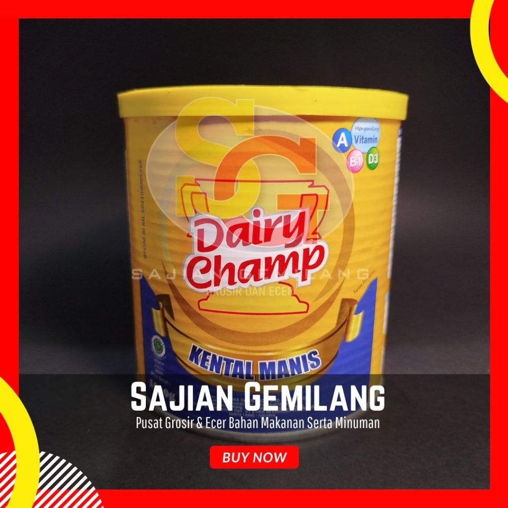 

Dairy Champ Kental Manis 1000g - Grosir Sajian Gemilang
