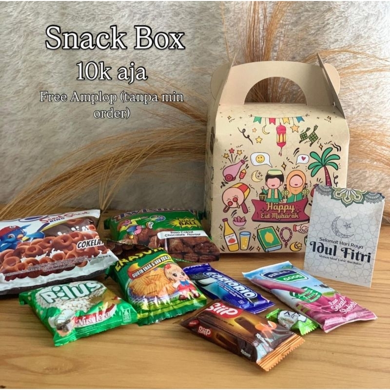 

SNACK BOX LEBARAN, FREE AMPLOP KECIL