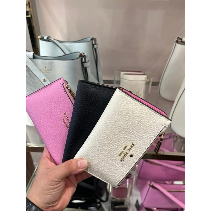 KS JULIA SMALL SLIM BIFOLD WALLET LEATHER KK256