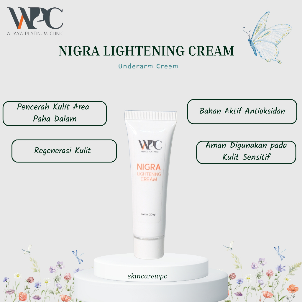 WPC Nigra Lightening Cream 20gr | Underarm Cream | Pencerah ketiak ketek