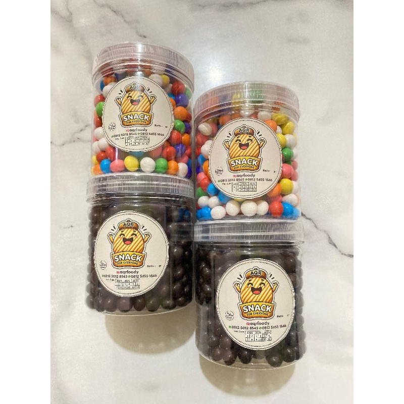 

Snack Toples Bola Warna Warni & Bola Coklat