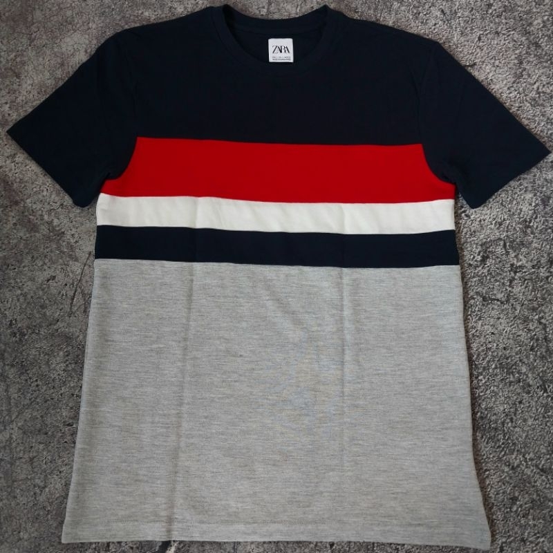 T - SHIRT ZARA "ZARA MAN" GREY [ Original ]