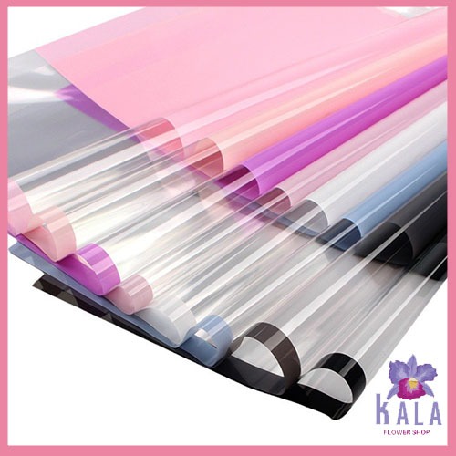 

Flower Wrapping bening Frame Cellophane Waterproof Kertas Buket bunga KB6054