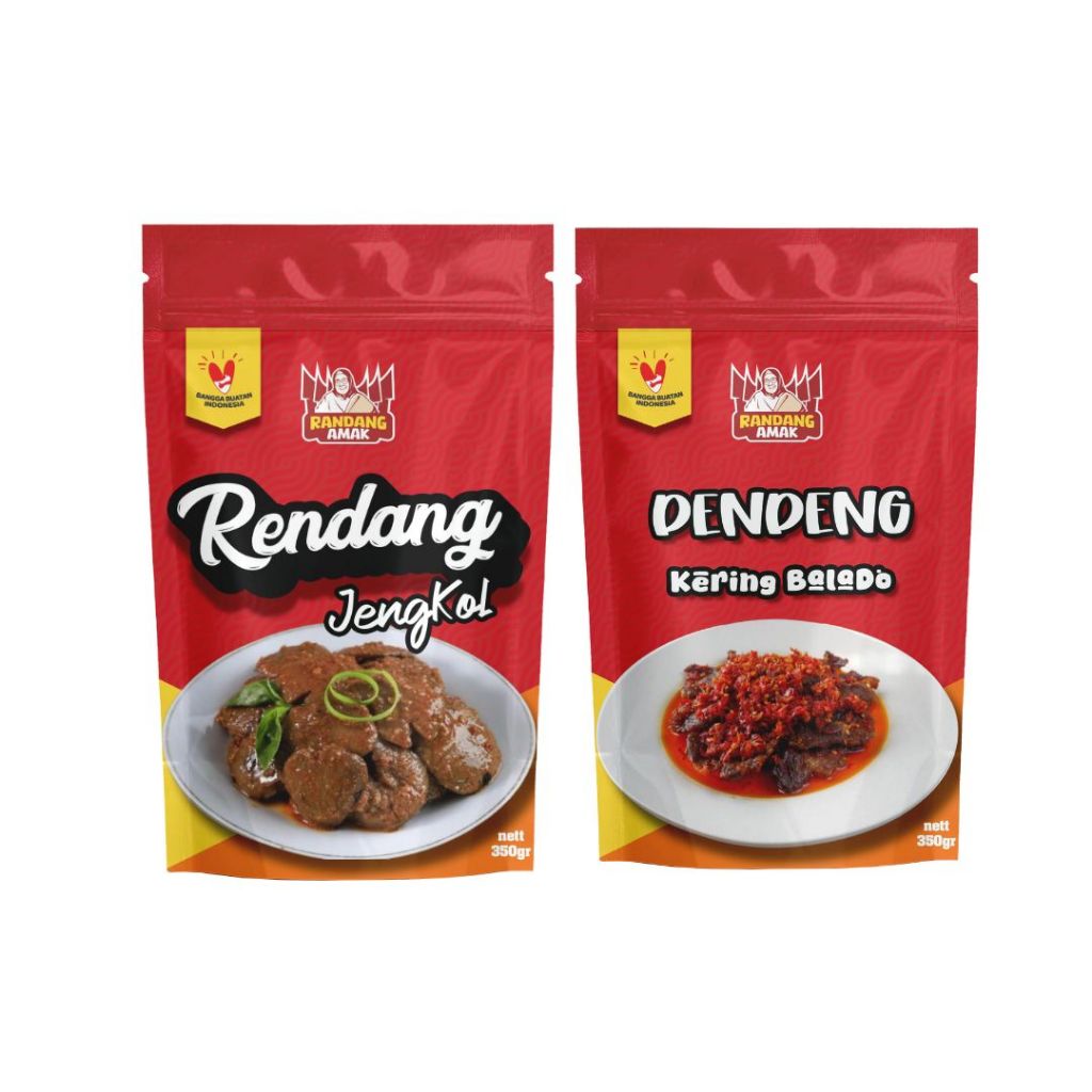 

Randangamak - Paket K Rendang Jengkol Original & Kering Balado 350GR