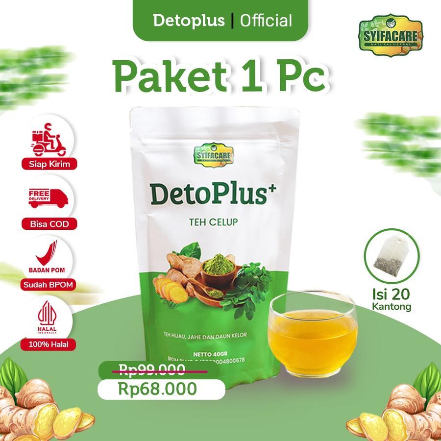 

Detoplus Syifacare Herbal Tea – Minuman Alami untuk Detox & Pencernaan Lancar BPOM