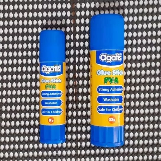 

Agatis Glue Stick PVA. Strong Adhesive, Washable, Safe for Children. lem stik