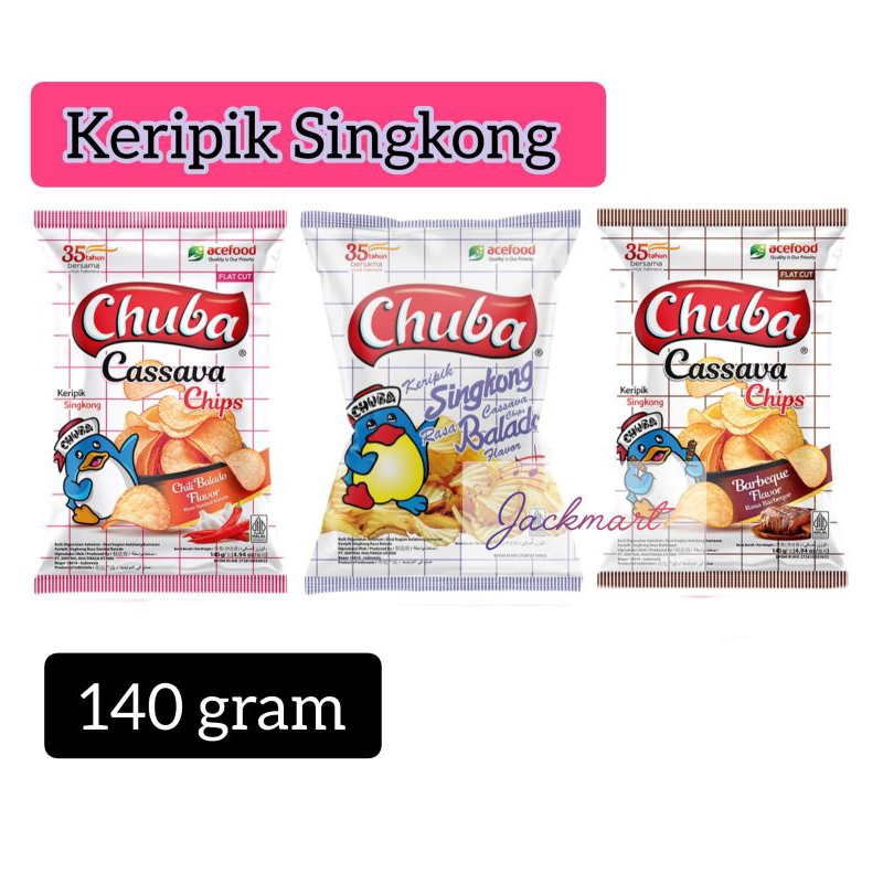 

Chuba Keripik Singkong All Varian 140 Gram