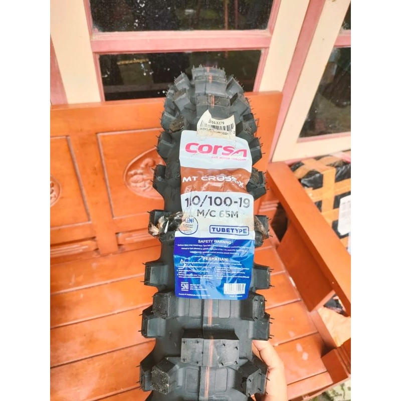 Ban luar motor trail Corsa MT CROSS X 110/100 ring 19 THN produksi 2023