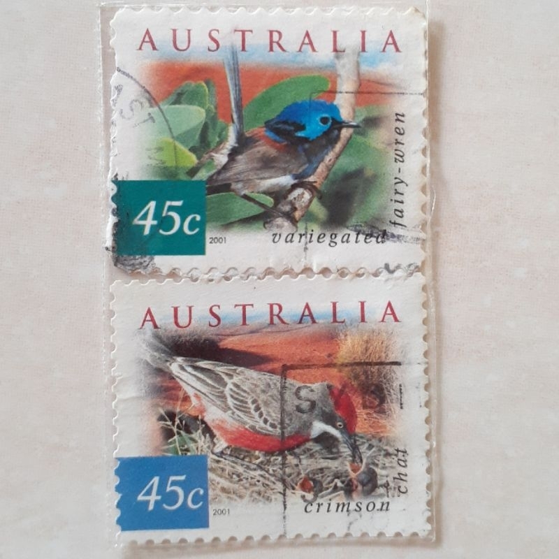 

Perangko Australia Fauna and Flora - Desert Birds (4th Series) Tahun 2001 set 2pcs