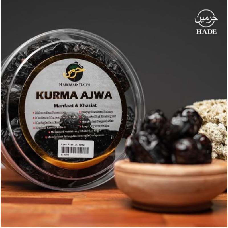 

Kurma Ajwa premium 500gram // Kurma Nabi //Ajwa Madinah //Kurma pilihan //Ajwa Best seller