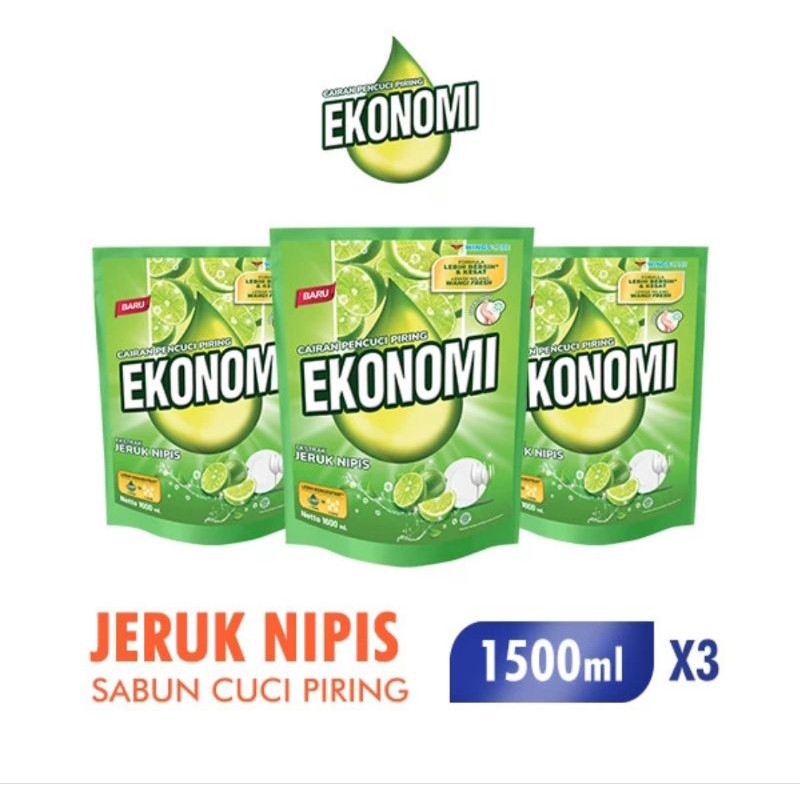 

Ekonomi Liquid Pencuci piring 1500ml