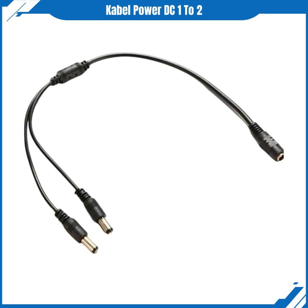 Sambungan Kabel Power CCTV DC Spliter 2 Ch Adaptor Splitter 1 To 2