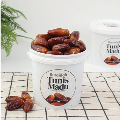 

Kurma Tunisia Madu Buraidah Ember 850 gr