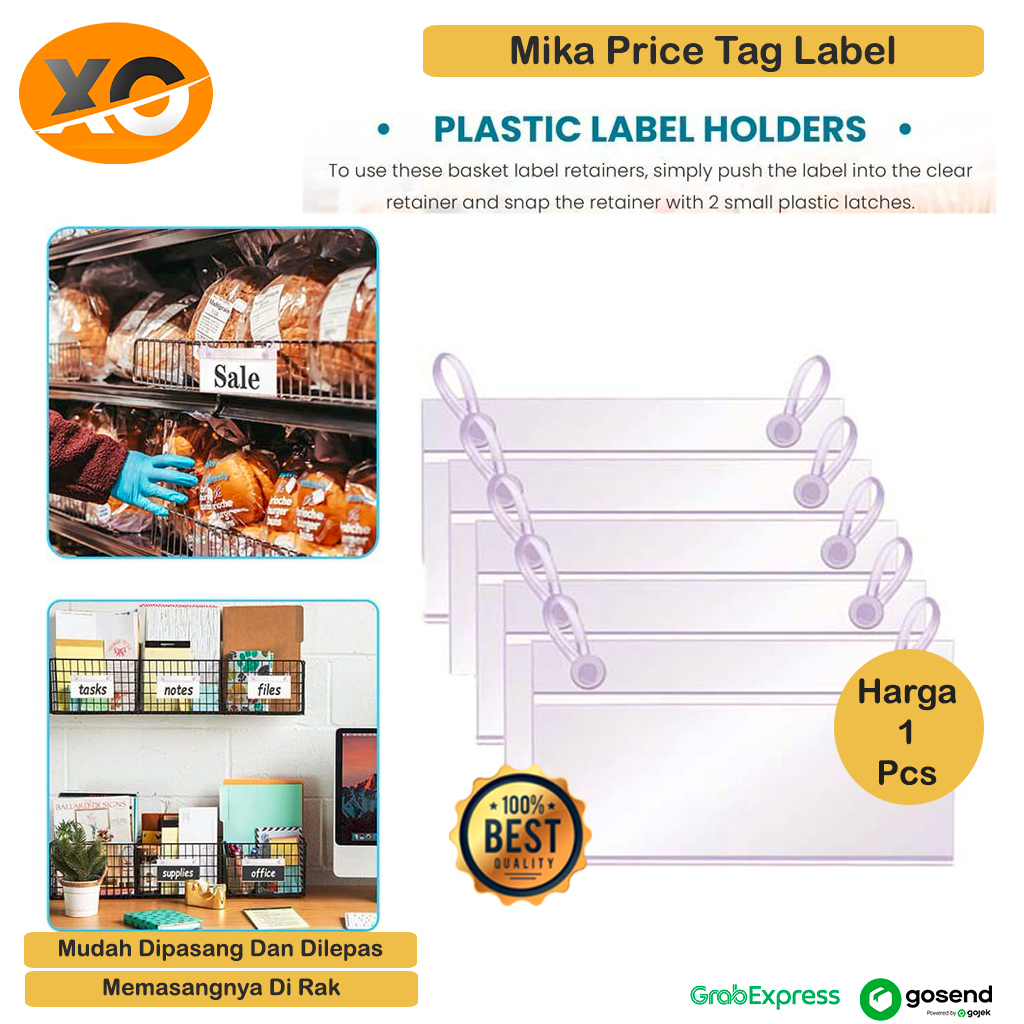

Price Tag Label Holder Display Gantung 2 Kait Jepit Mika Murah Per Pcs Promo Wire Shelf Price Holder Minimarket Label Harga Mika