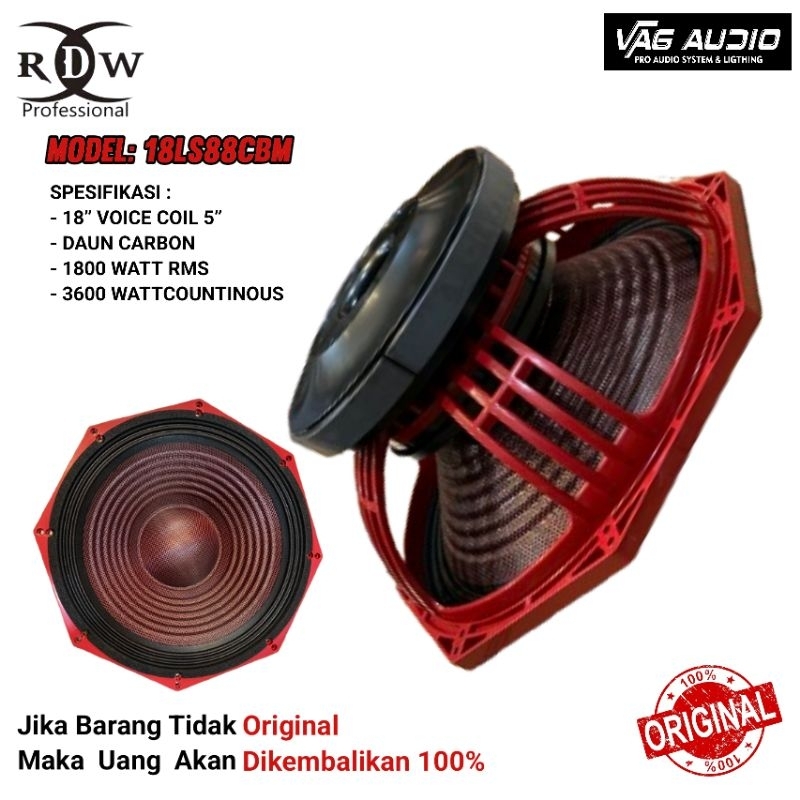 SPEAKER COMPONENT RDW 18LS88CBM