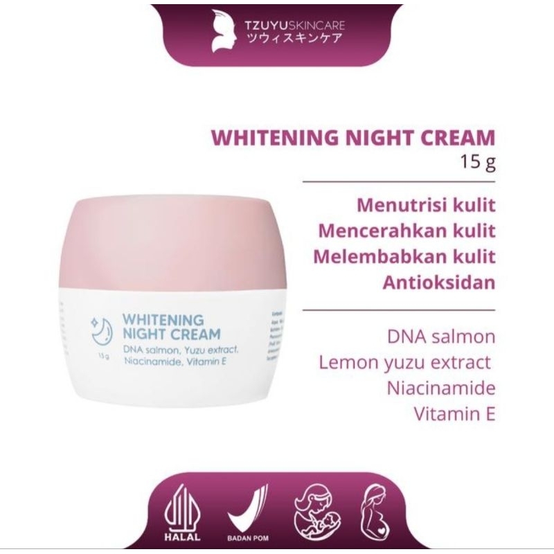 TZUYU Skincare Whitening Night Cream