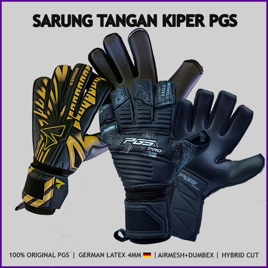 Sarung Tangan Kiper / Goalkeeper Glove PGS PRO All Series