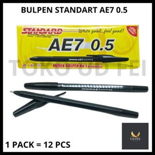 

(1 PACK=12 PCS) Bulpen Standart/ Bulpen AE7 Hitam/ Bulpen Hitam/ Balpoin Standart AE7
