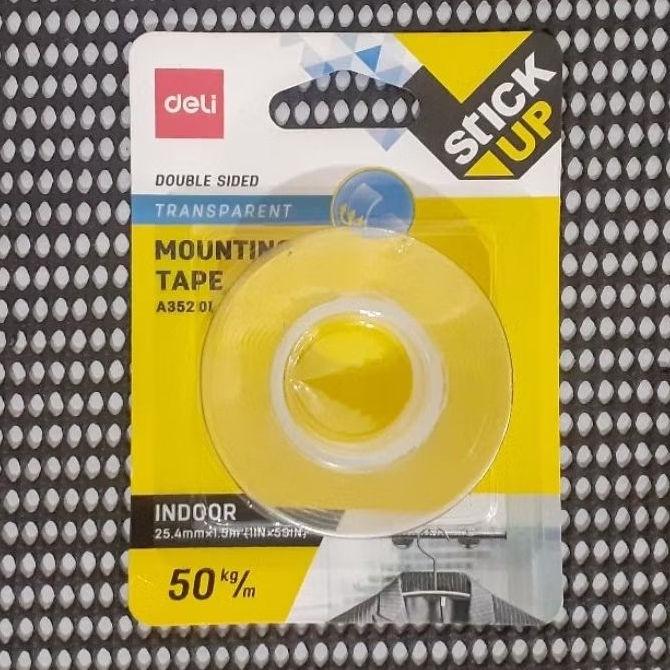 

Deli Double Sided Transparent Mounting Tape A352 01