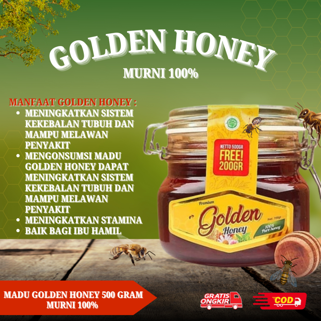 

Madu Asli Golden Shifa Syifa Honey 500gr 100% Original