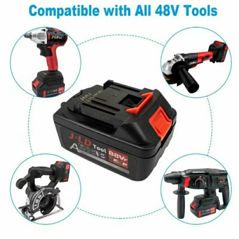 Promo 48V Baterai Bor Cordless Baterai Bor Cas Impact Jld 48Vf Co