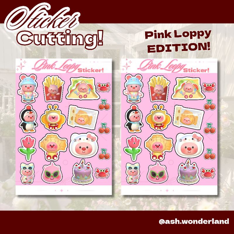 

Sticker Cutting!STICKER PACK- LOOPY EDITION!(READY STOCK!)
