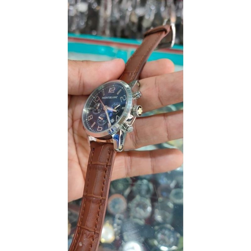 jam tangan wanita Montblanc chronograph Quartz