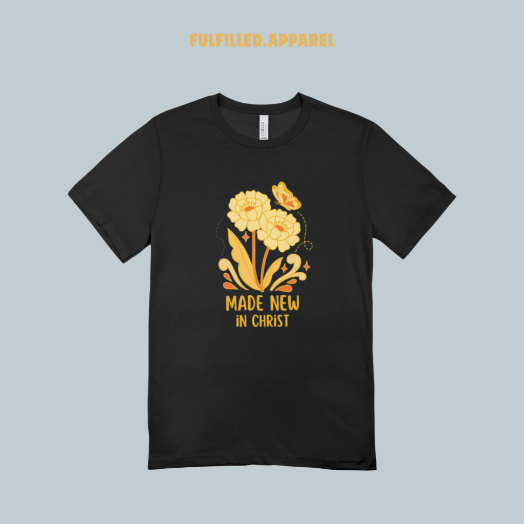 Fulfilled Apparel T-Shirt NEW IN CHRIST - Kaos Rohani Kristen