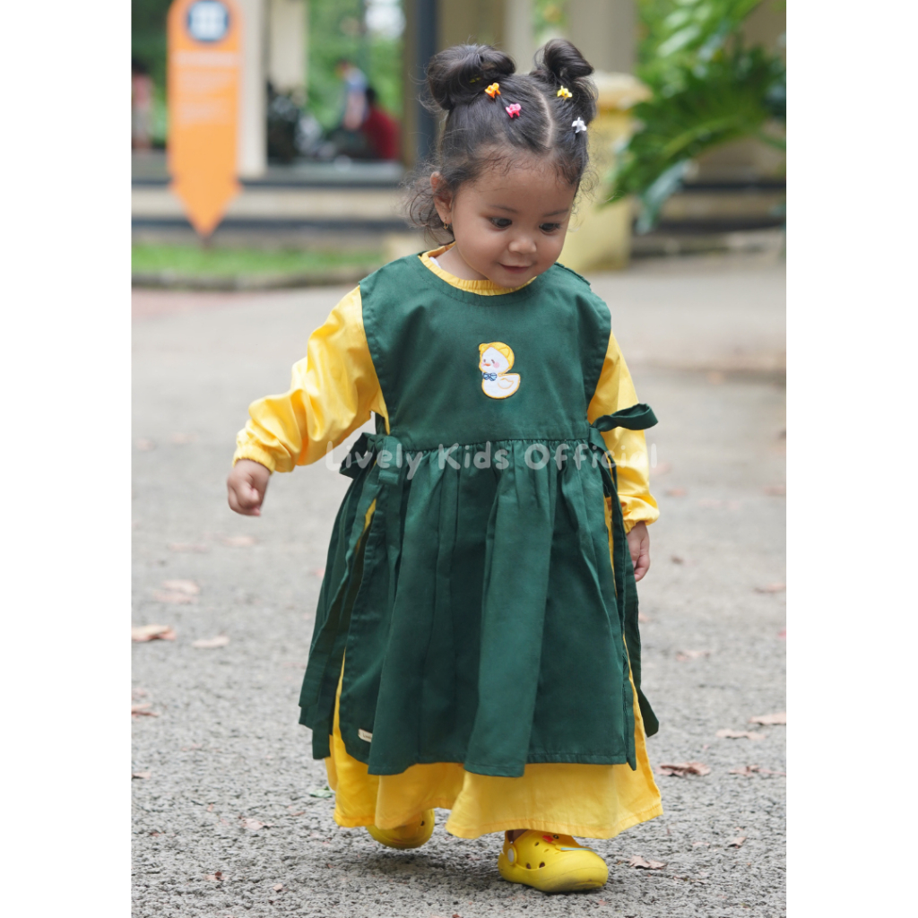 SUNNY DUCKLING | LIVELY KIDS | Gamis Anak Anak Perempuan Terbaru | Dress Import Anak Perempuan