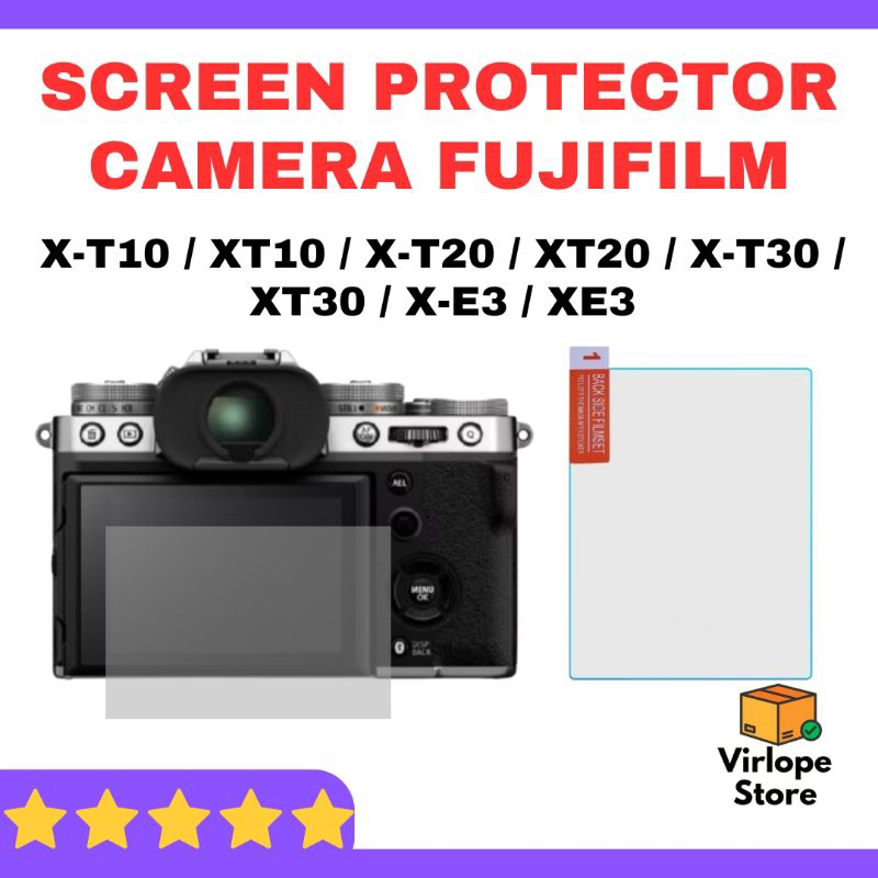 SCREEN PROTECTOR CAMERA FUJIFILM X-T10 / XT10 / X-T20 / XT20 / X-T30 / XT30 / X-E3 / XE3 TEMPERED GL