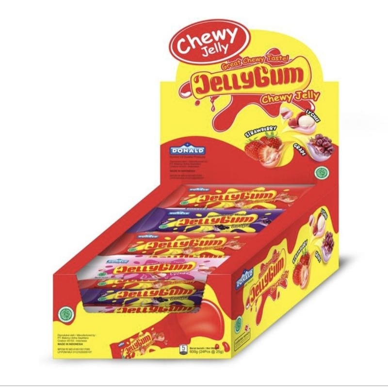 

donald jelly gum 1 carton/dus