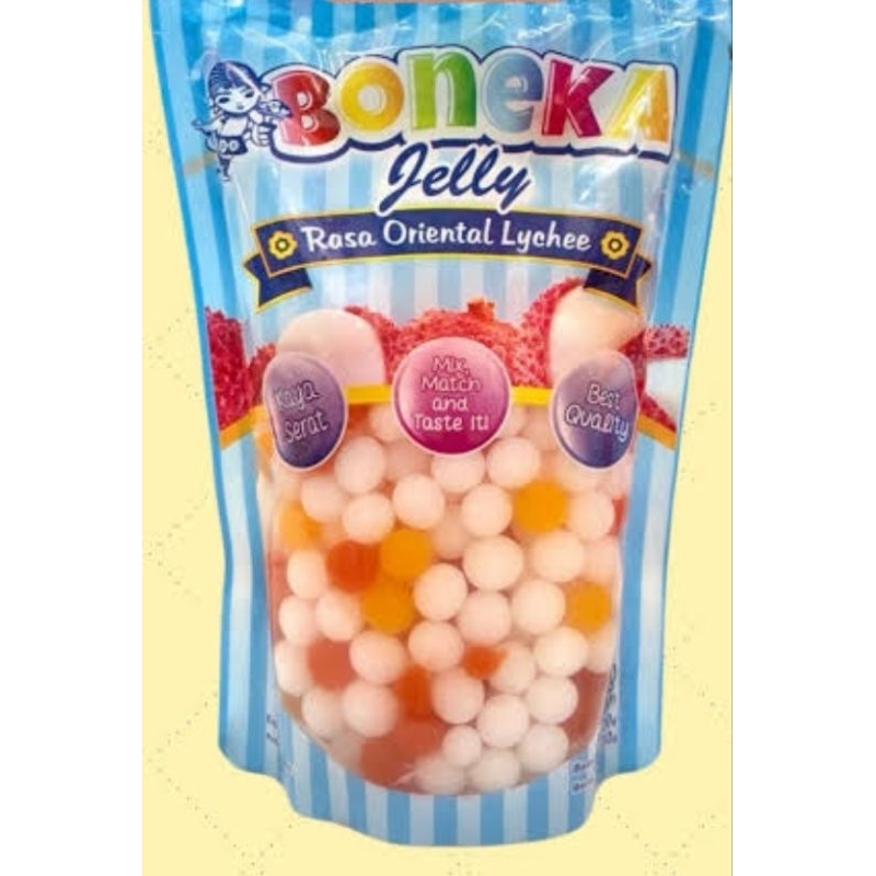 

JELLY KARAKTER 500gr - KOSENA / ZUMBA BONEKA JELI - TOPPING BUBBLE BENTUK CENDOL YOSHINOYA TOPING MINUMAN KEKINIAN