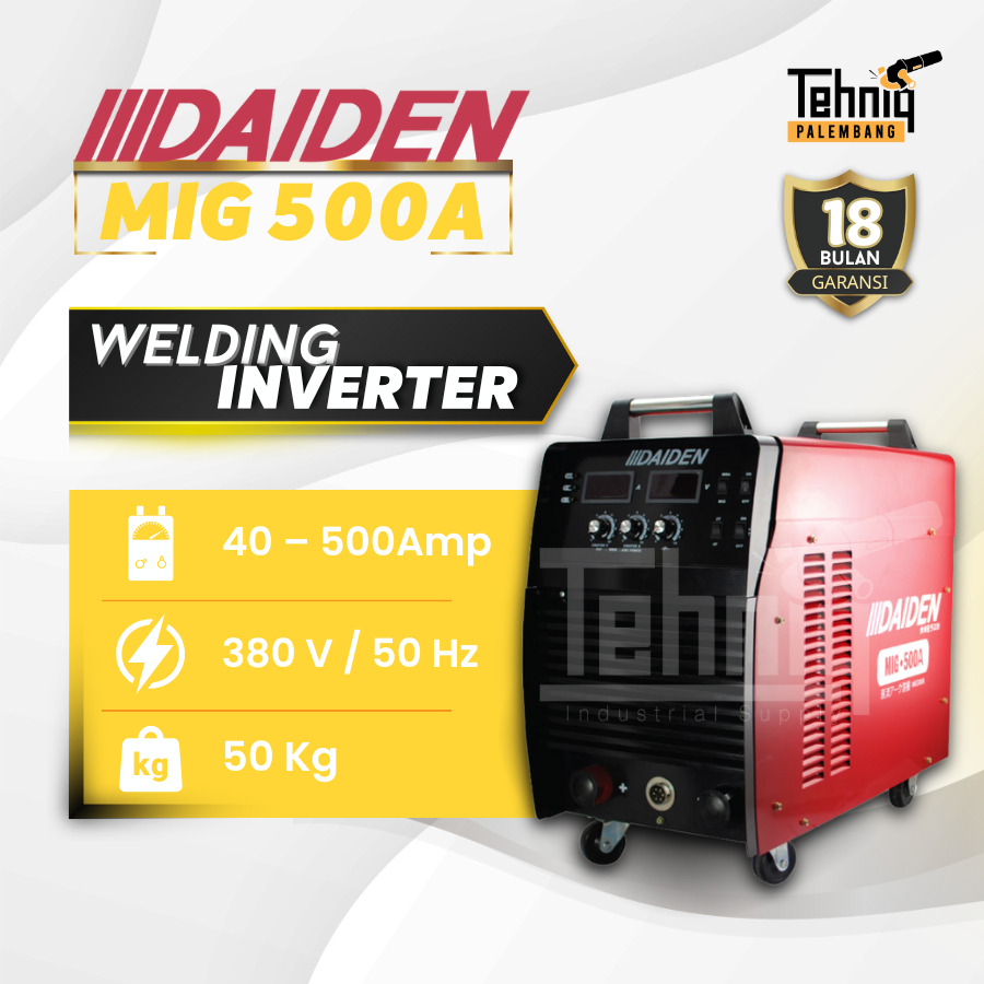 Mesin Las Listrik Daiden MIG 500 / trafo Las Daiden MIG 500