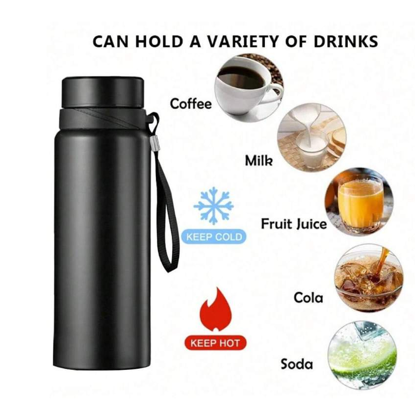 Termos air panas 1 liter Stainless Steel tumbler stainless BPA Free, thermos air panas tahan lama&