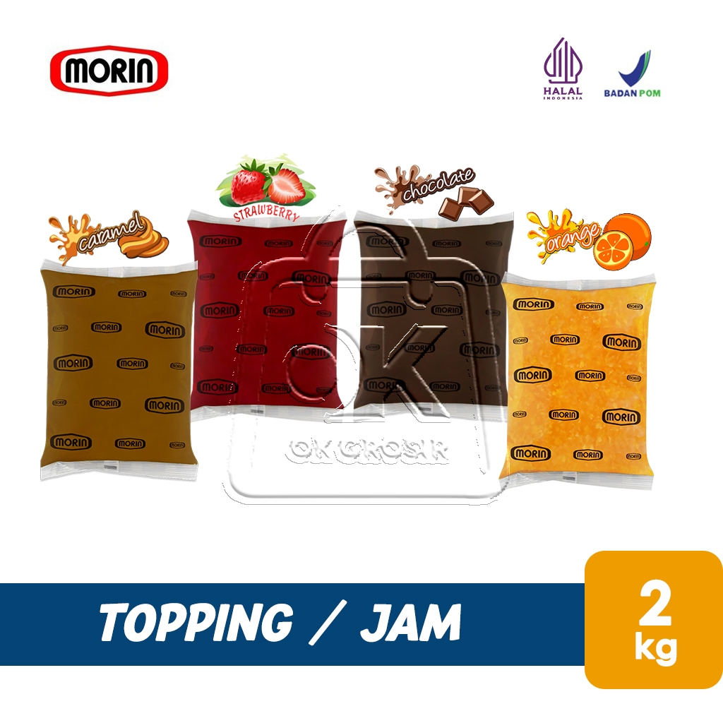 

Morin Topping Coklat / Caramel / Orange Marmalade / Strawberry Jam / Refill Bag (2 Kg)